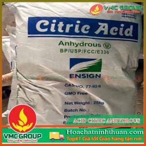ACID CITRIC ANHYDROUS- AXIT CHANH BAO 25KG