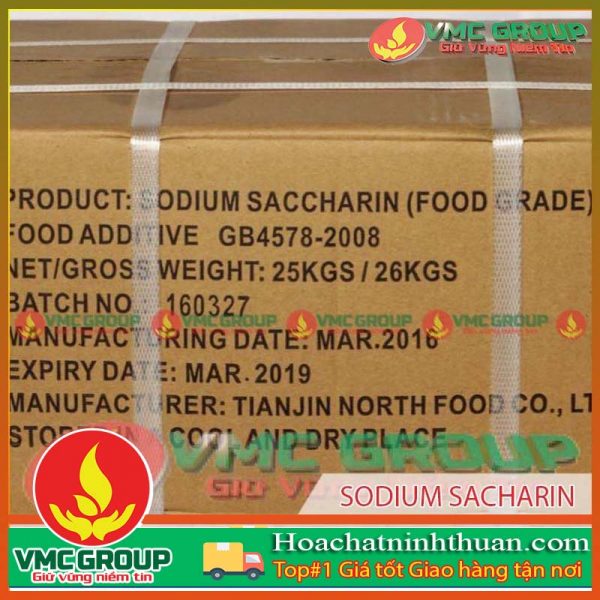 SODIUM SACHARIN - C7H4NNaO3S THÙNG 25KG