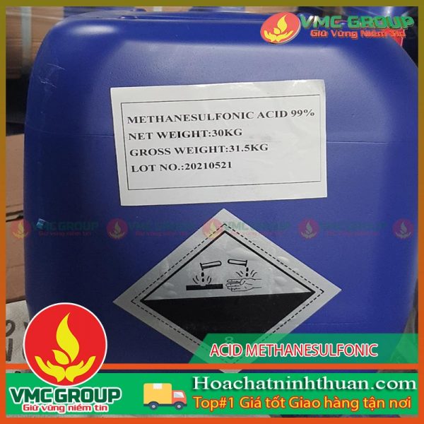 METHANESULFONIC ACID 99% CAN 30KG TRUNG QUỐC